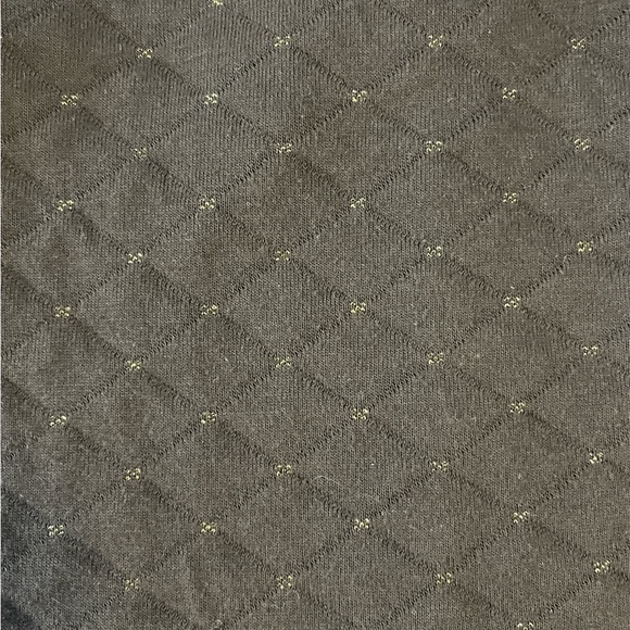 Allison Daley Brown Gold Accented Sleeveless Vest Jacket - Picture 3 of 7